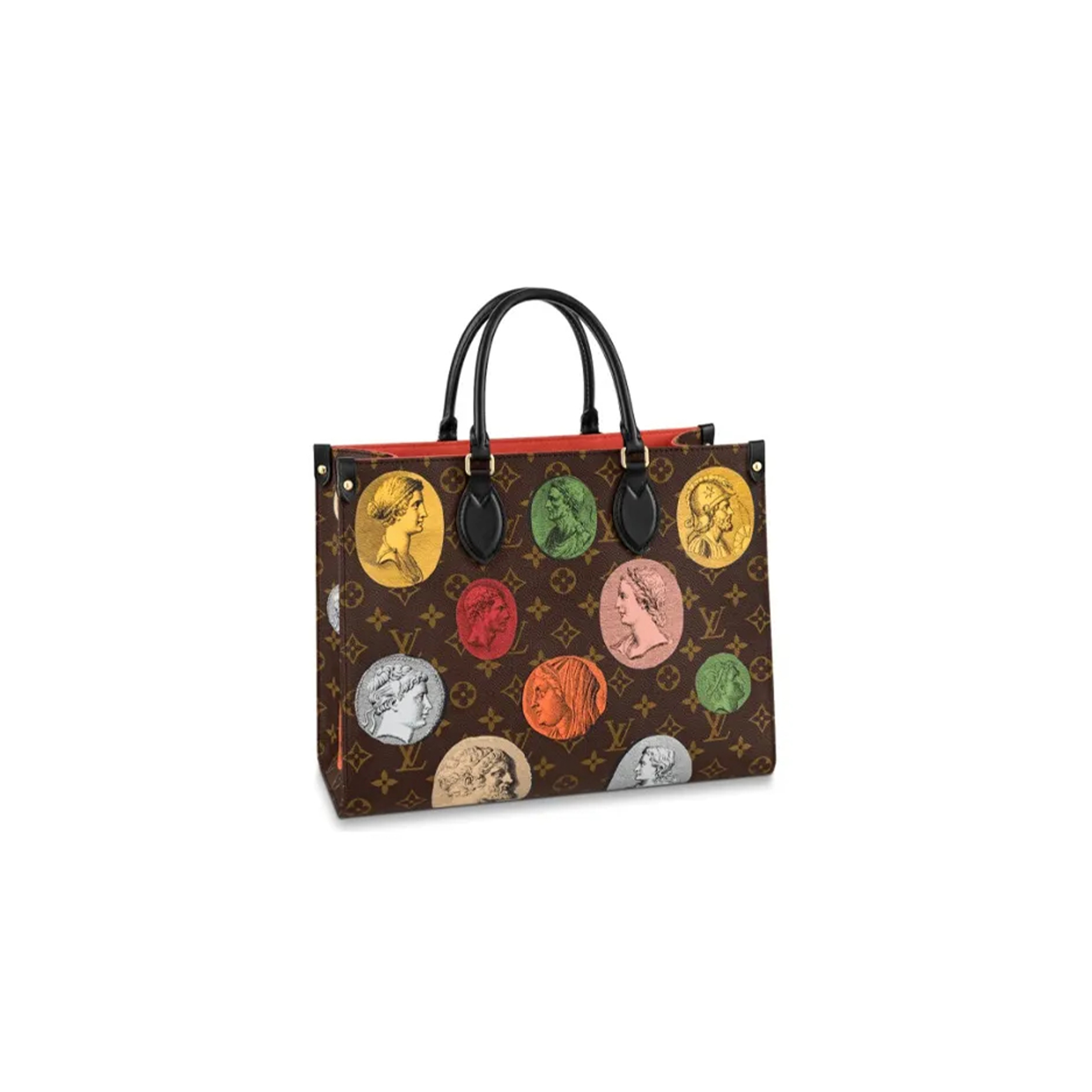 LOUIS VUITTON X FORNASETTI ONTHEGO MM MONOGRAM CAMEO M59245 (35*27*14cm)